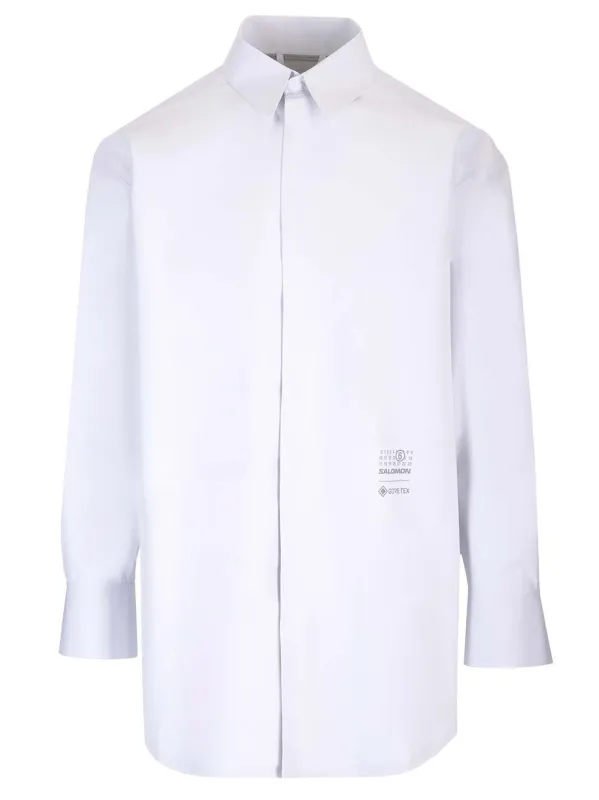 Technical Oversized Shirt Shirts White made by Maison Margiela
