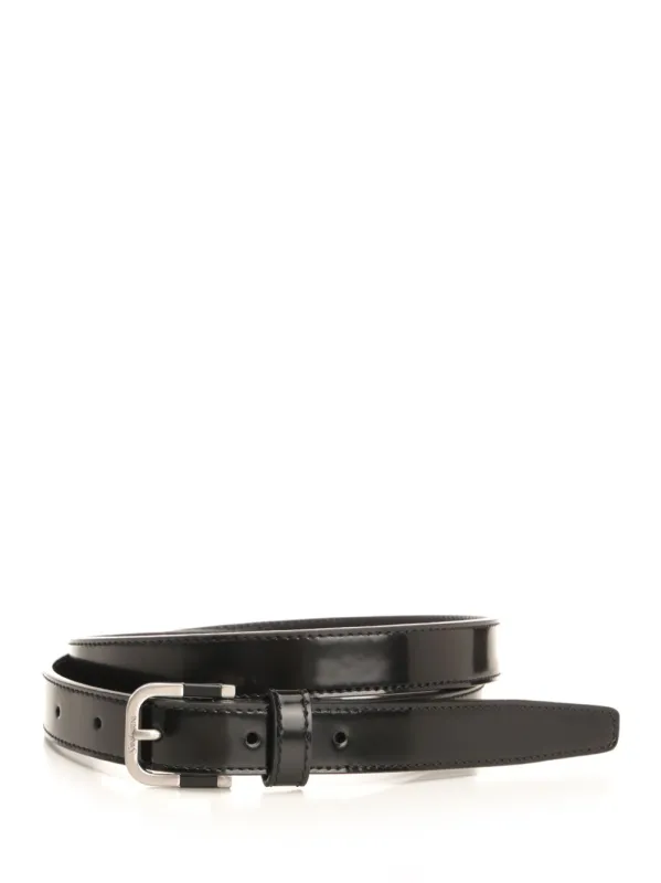 Brushed Leather Belt Belts Black sold by Wanan Luxury