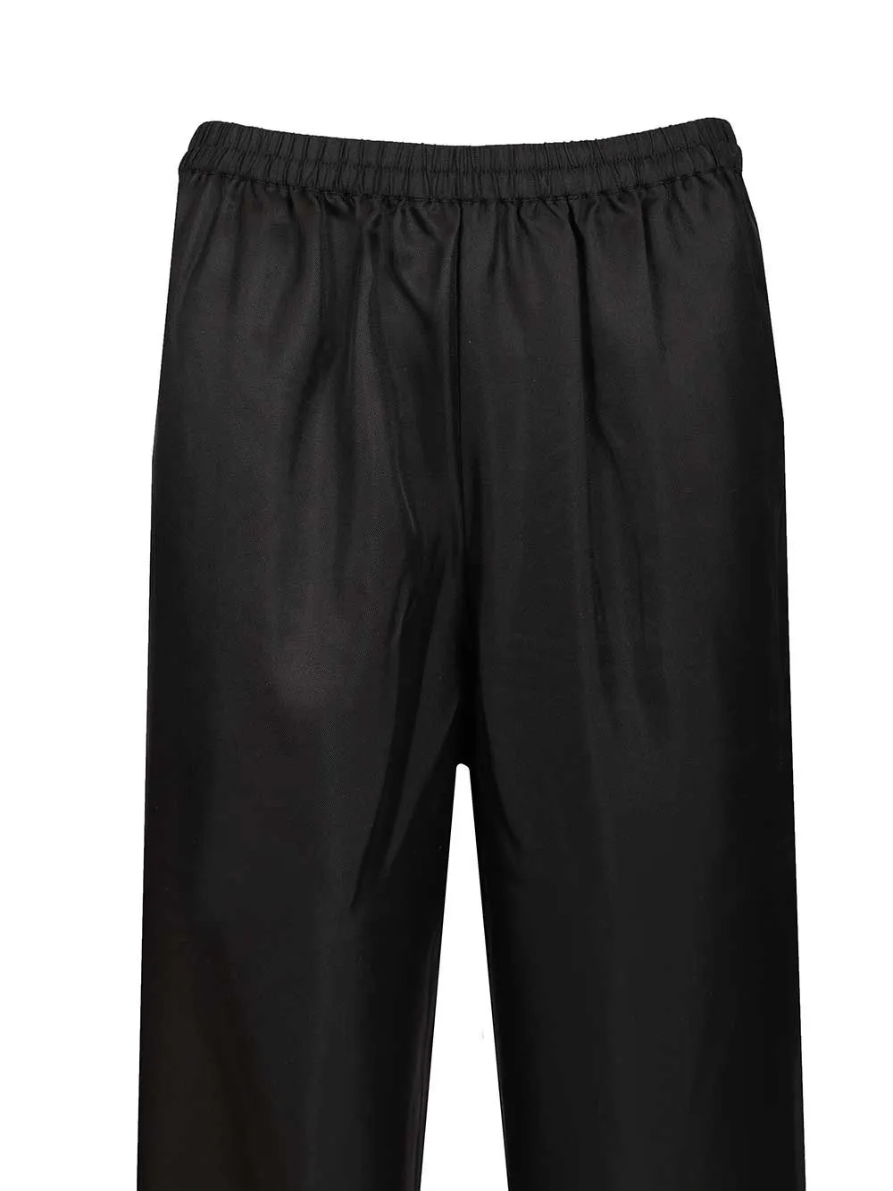 Silk Twill Trousers Black sold by Wanan Luxury product image thumbnail 4