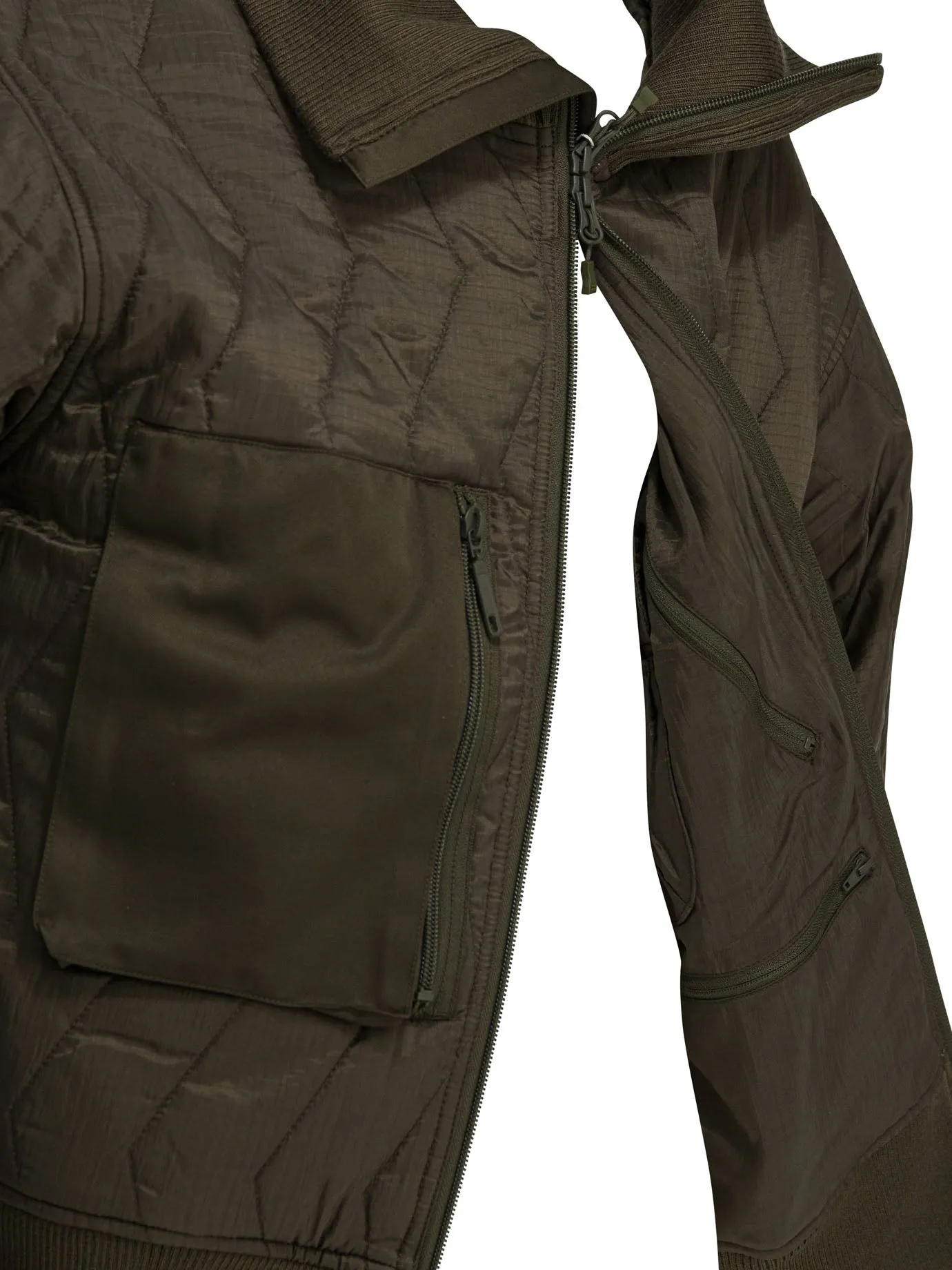 Quilted Nylon Jacket Jackets And Coats Brown sold by Wanan Luxury product image thumbnail 3