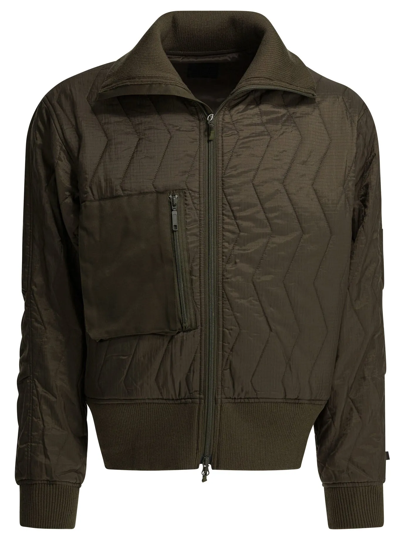 Quilted Nylon Jacket Jackets And Coats Brown sold by Wanan Luxury