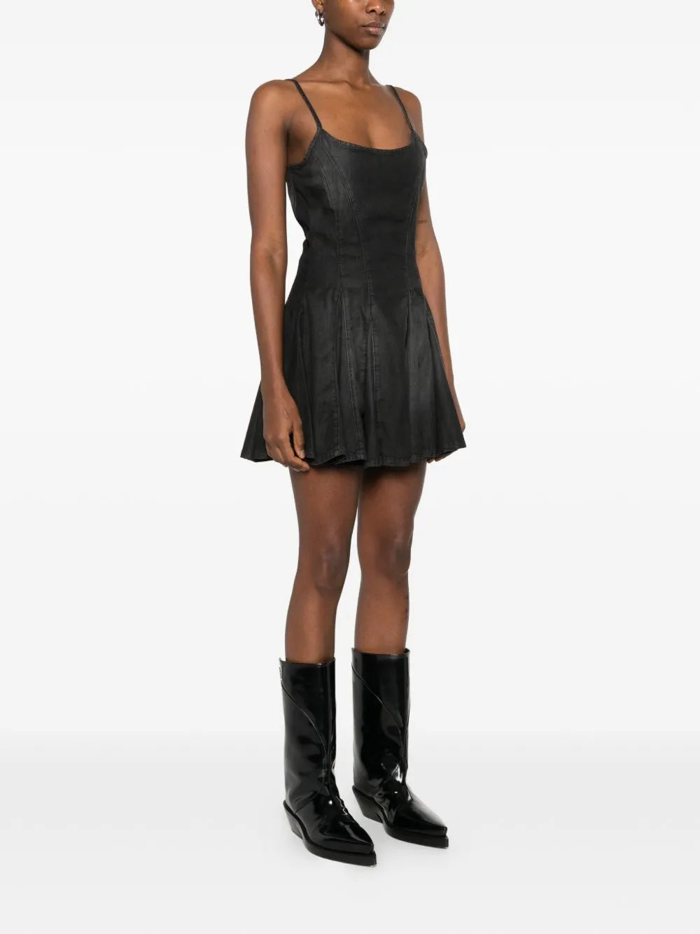 Denim Mini Dress sold by Wanan Luxury product image thumbnail 2