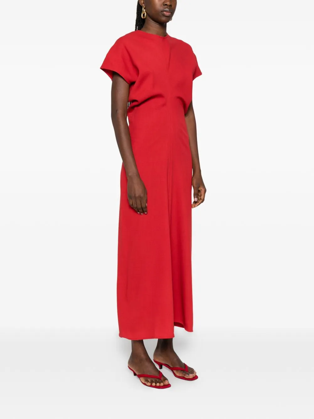 Wool Long Dress sold by Wanan Luxury product image thumbnail 4