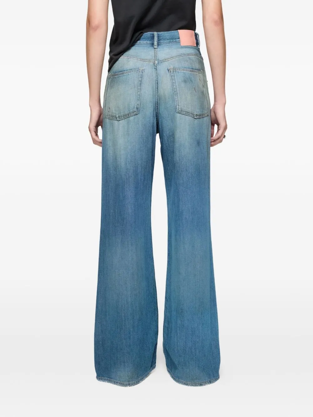 Wide-Leg Denim Jeans sold by Wanan Luxury product image thumbnail 5