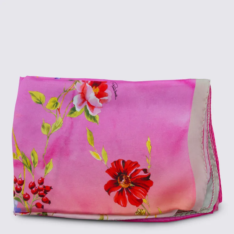 Scarfs Green/Fuchsia sold by Wanan Luxury