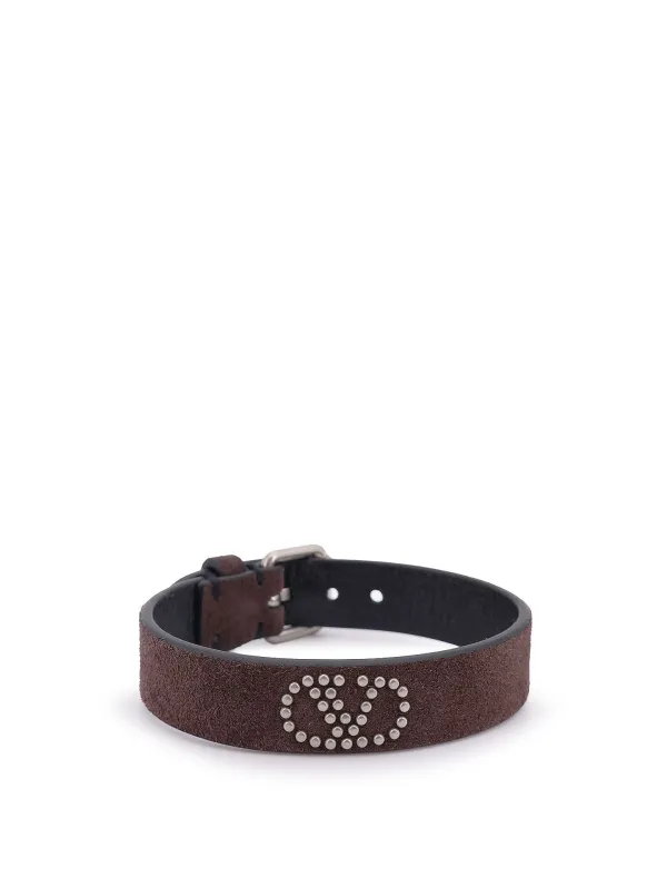Valentino Garavani Leather Bracelet sold by Wanan Luxury