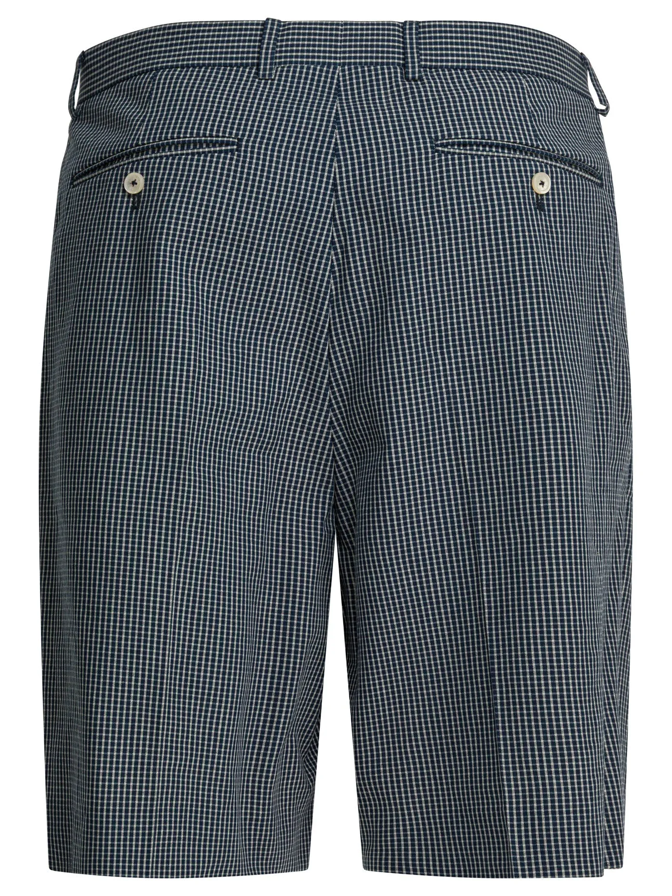 Formal Plaid Shorts Blue sold by Wanan Luxury product image thumbnail 2