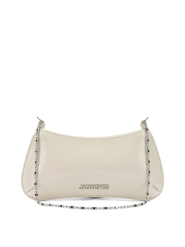 Le Petit Bisou Chaine Shoulder Bags White sold by Wanan Luxury
