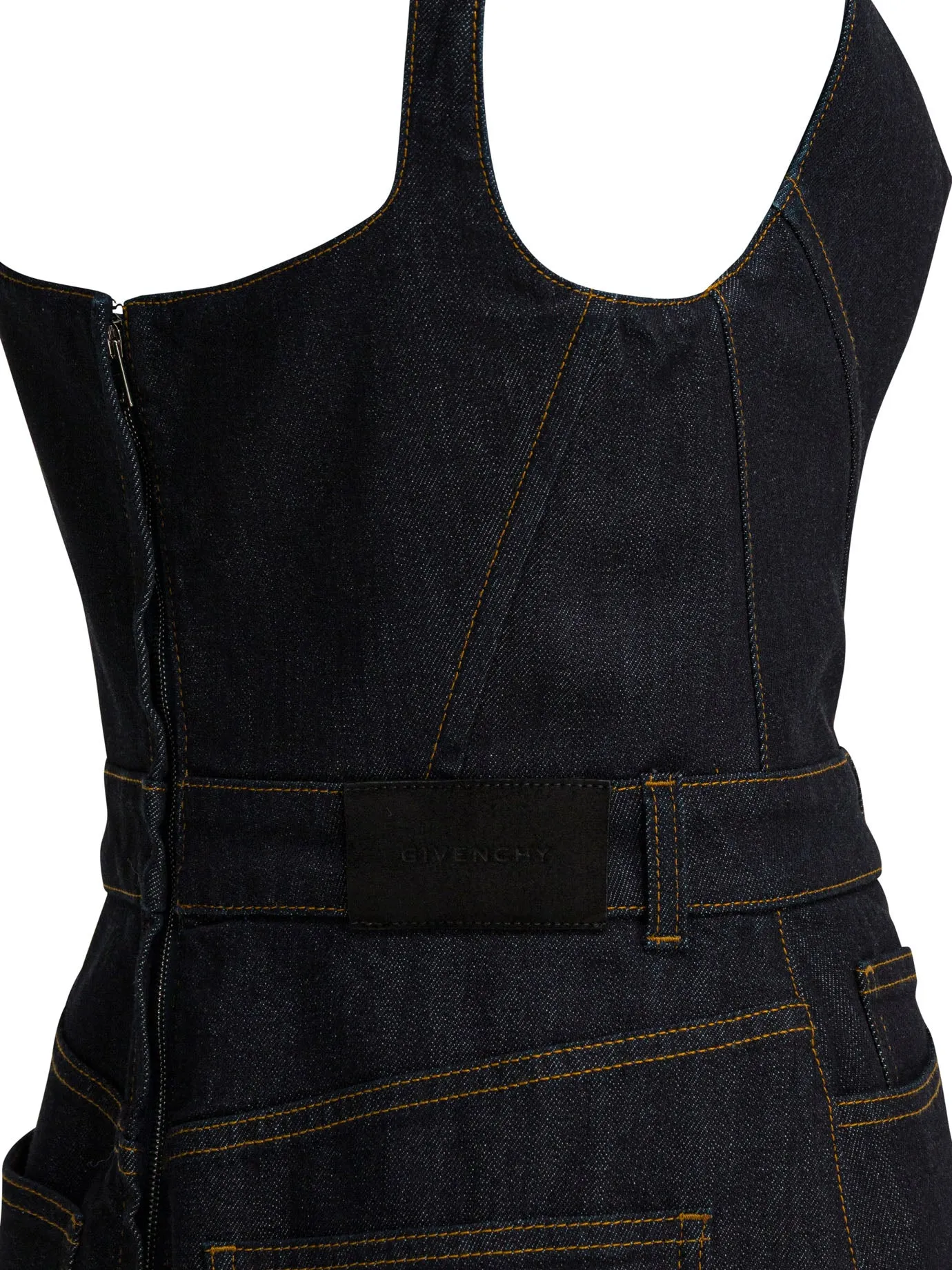 Sheath Dress In Raw Denim Dresses Blue sold by Wanan Luxury product image thumbnail 4