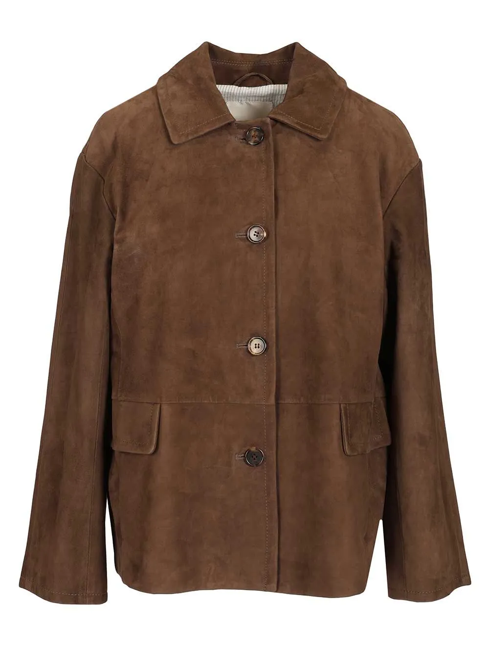 Suede Jacket Jackets Brown sold by Wanan Luxury
