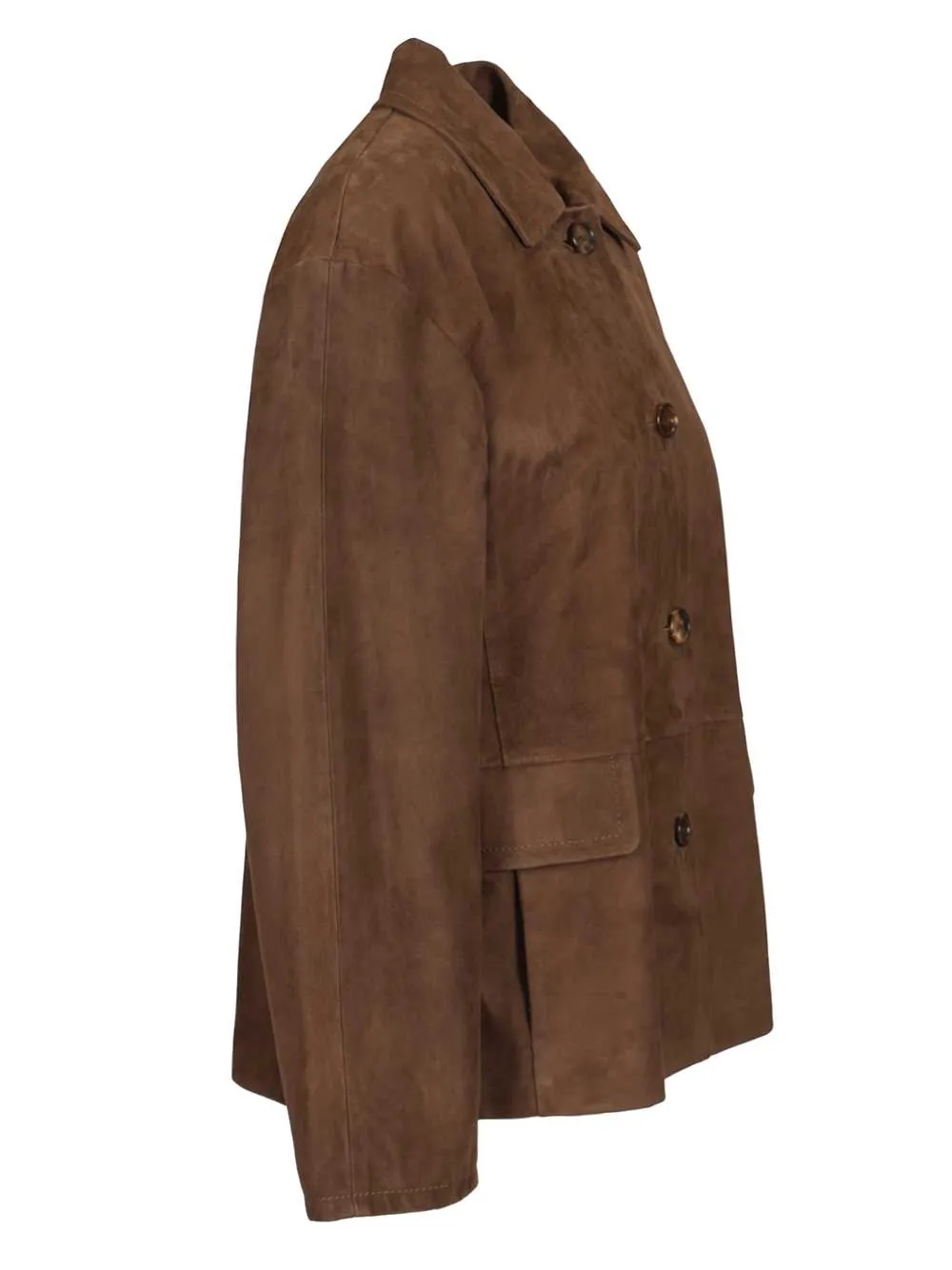 Suede Jacket Jackets Brown sold by Wanan Luxury product image thumbnail 3