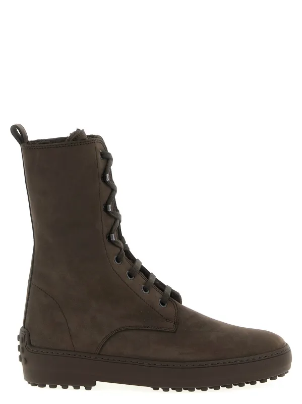 Winter Gommino Boots And Ankle Boots Brown made by Tod's