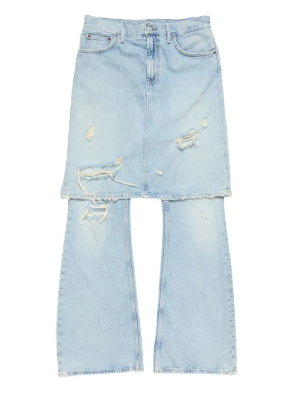 Layered Denim Jeans made by Acne Studios