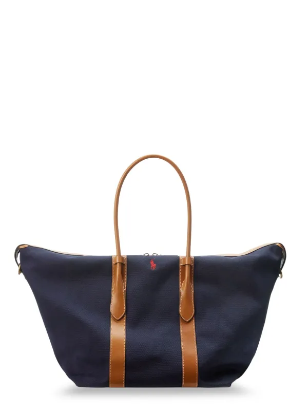 Canvas Shoulder Bag With Embroidered Logo sold by Wanan Luxury