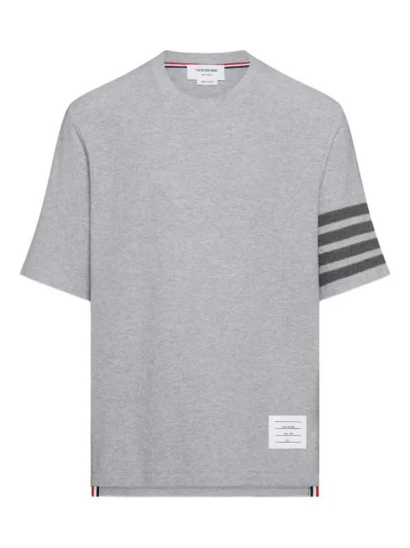 T-Shirt With 4-Stripe Detail sold by Wanan Luxury