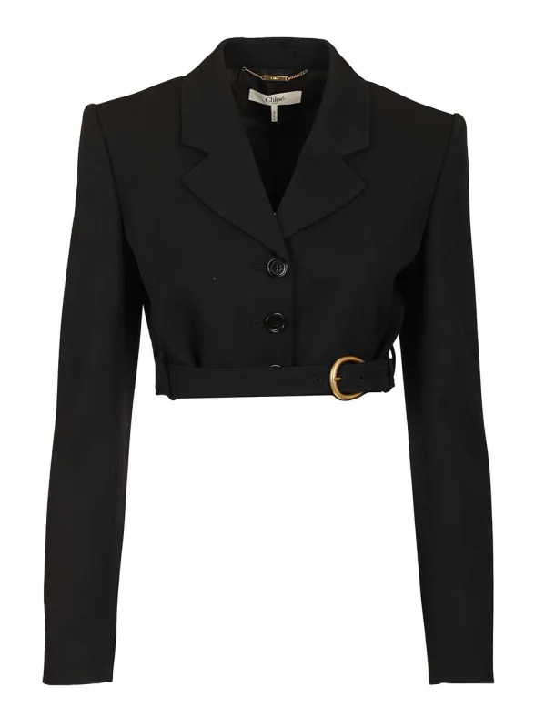 Spencer Jackets Black sold by Wanan Luxury