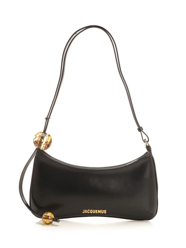 Il Bisou Perle Shoulder Bags Black sold by Wanan Luxury