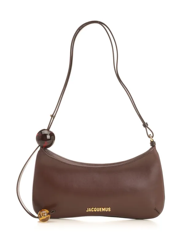 Il Bisou Perle Shoulder Bags Brown sold by Wanan Luxury