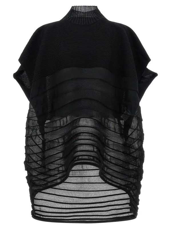 Moving Knit Tops Black sold by Wanan Luxury