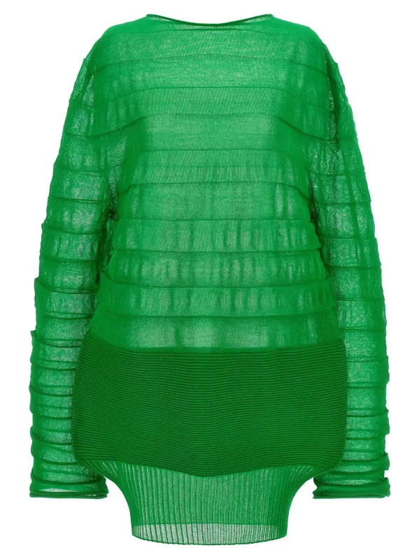 Moving Knit Tops Green sold by Wanan Luxury