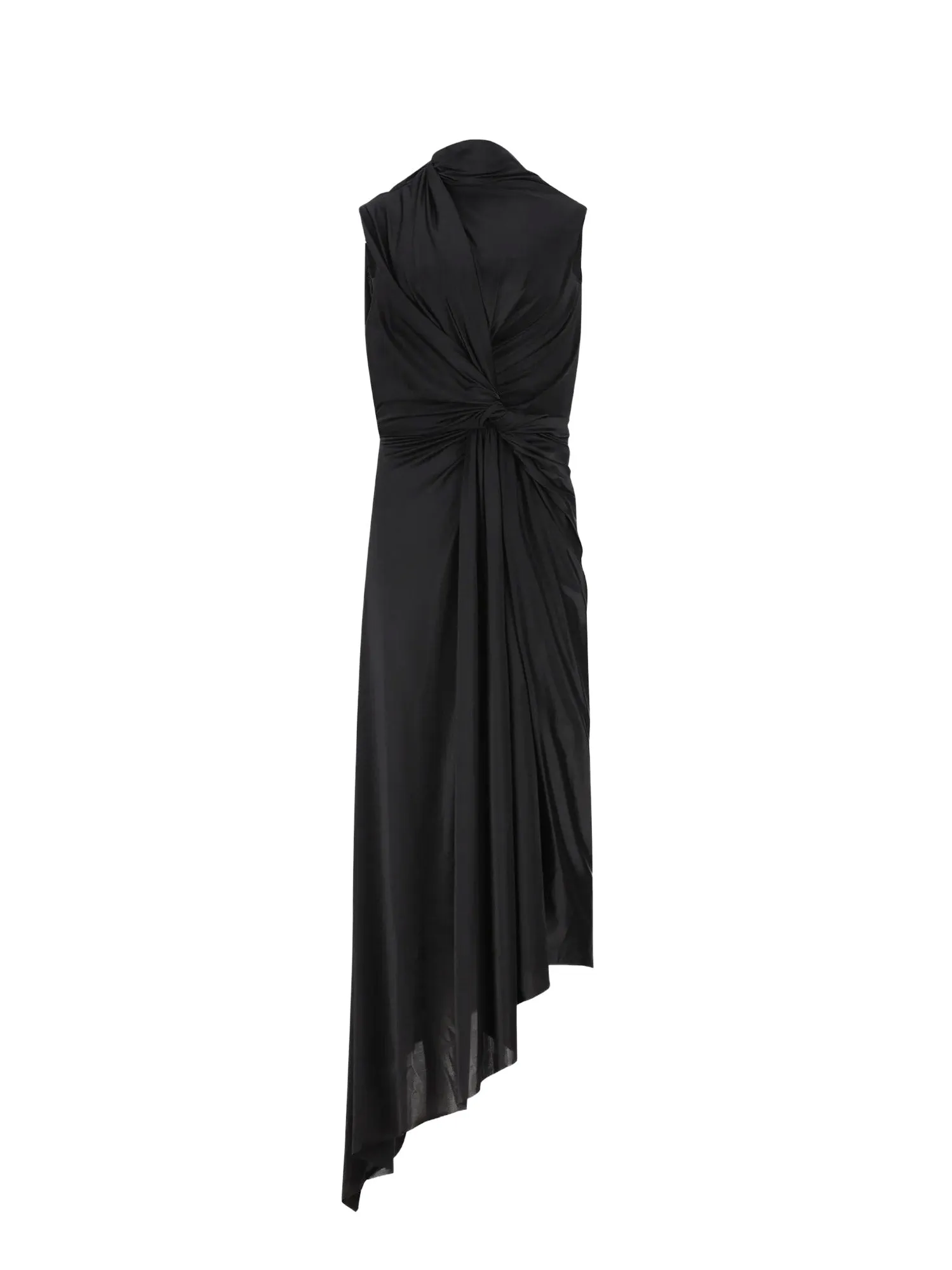 Stretch Fabric Long Asymmetrical Dress sold by Wanan Luxury
