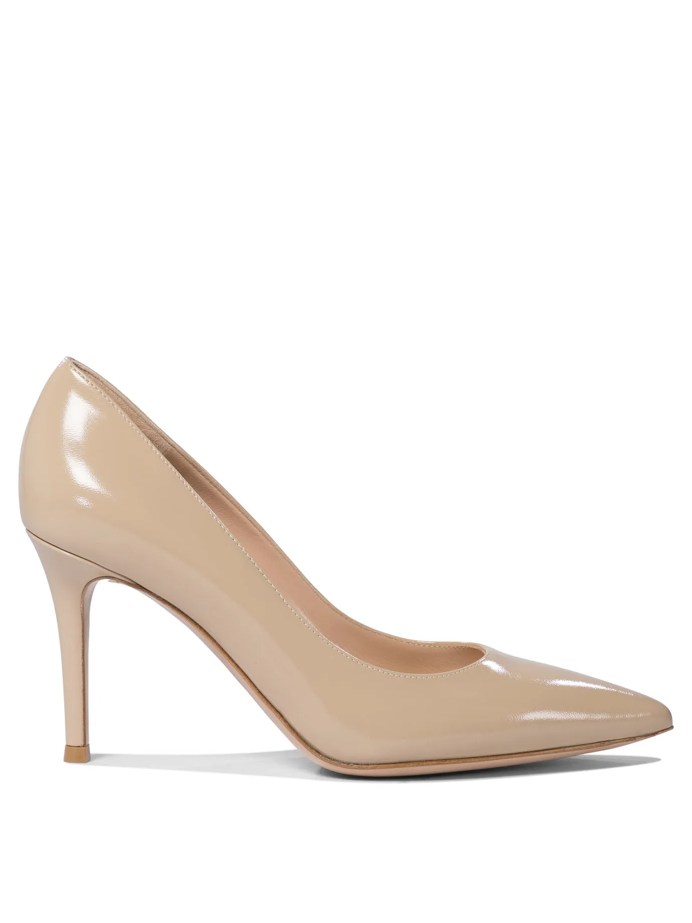 Gianvito 85 Mm Heeled Shoes Beige sold by Wanan Luxury