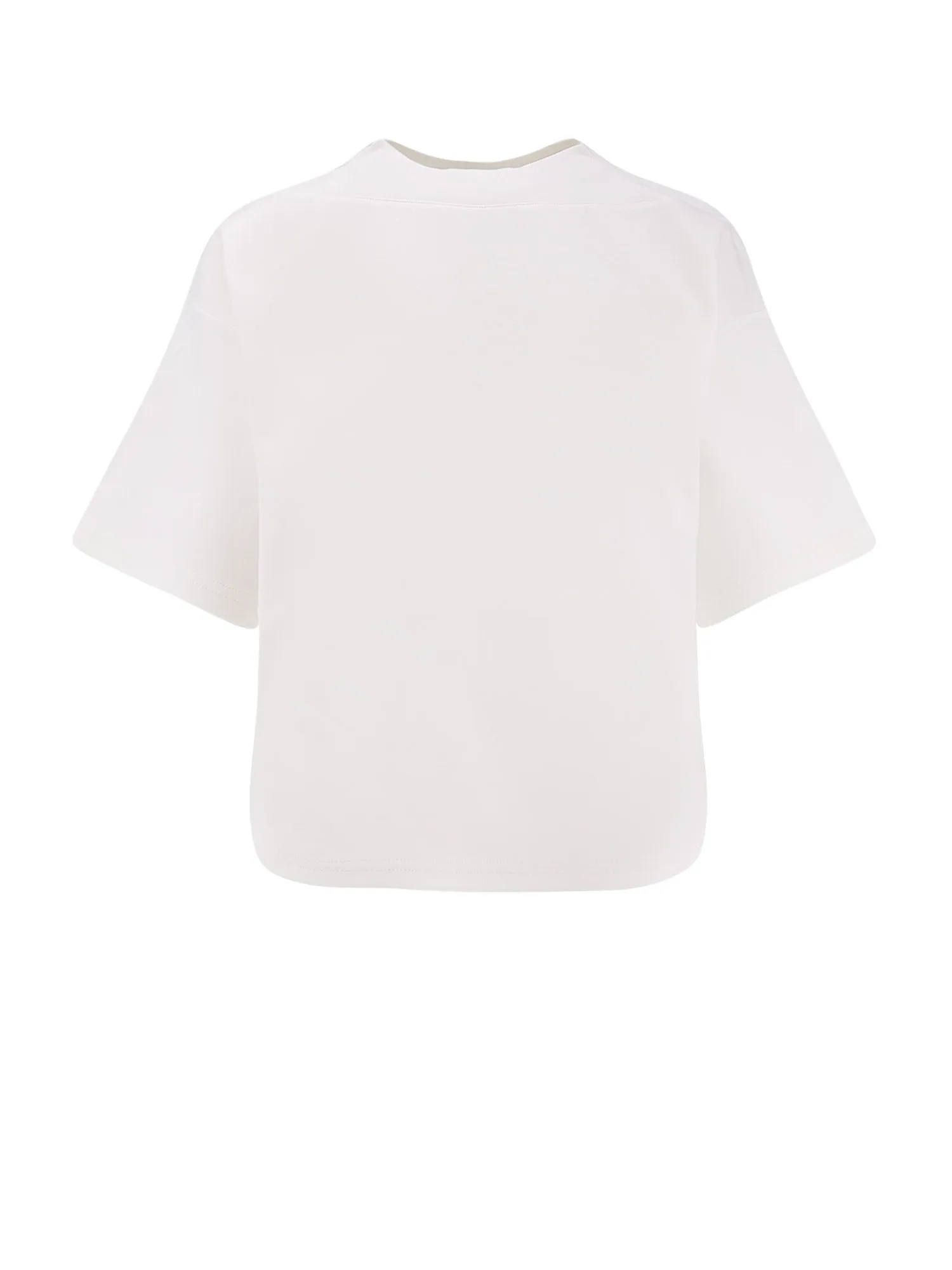 Boxy Cotton Blend T-Shirt sold by Wanan Luxury