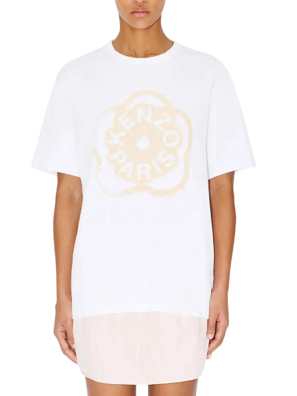Loose-Fitting Cotton T-Shirt "Boke Flower 2.0" sold by Wanan Luxury product image thumbnail 4