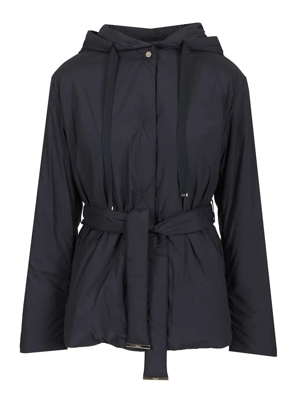 Nylon Hooded Jacket Coats Blue sold by Wanan Luxury