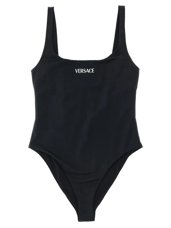 Versace Logo Beachwear Black sold by Wanan Luxury