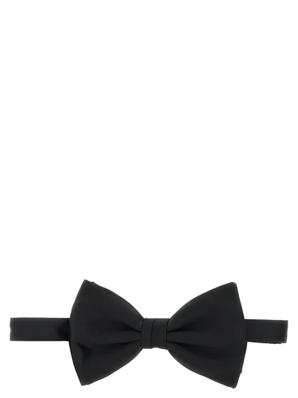 Silk Bow Tie Ties And Papillon Black made by Brioni