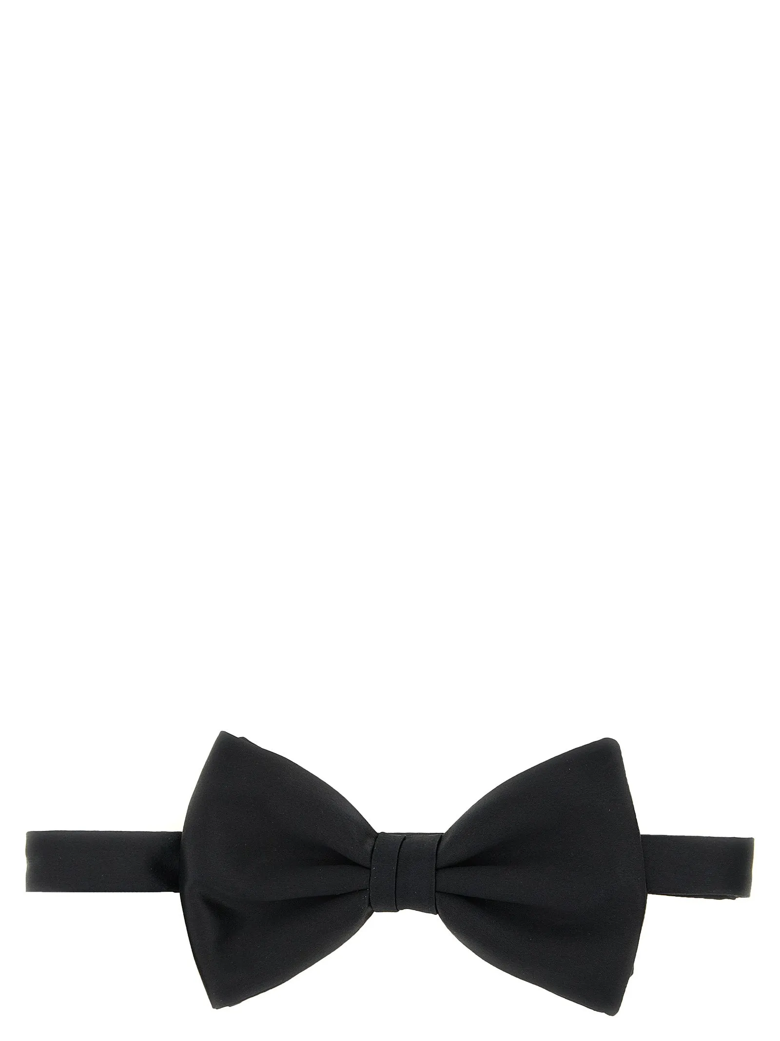 Silk Bow Tie Ties And Papillon Black sold by Wanan Luxury