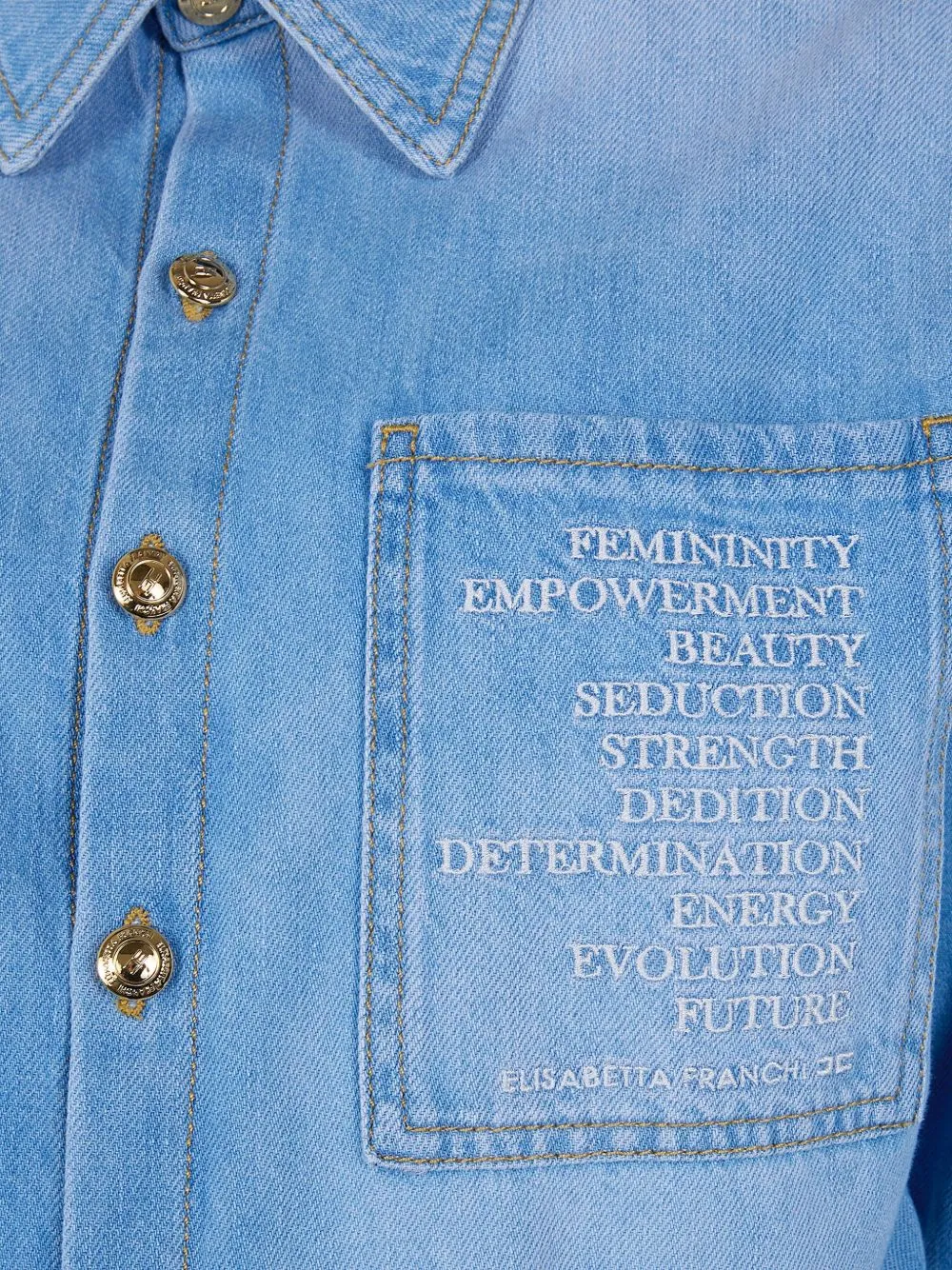 Denim Cotton Jumpsuit sold by Wanan Luxury product image thumbnail 2