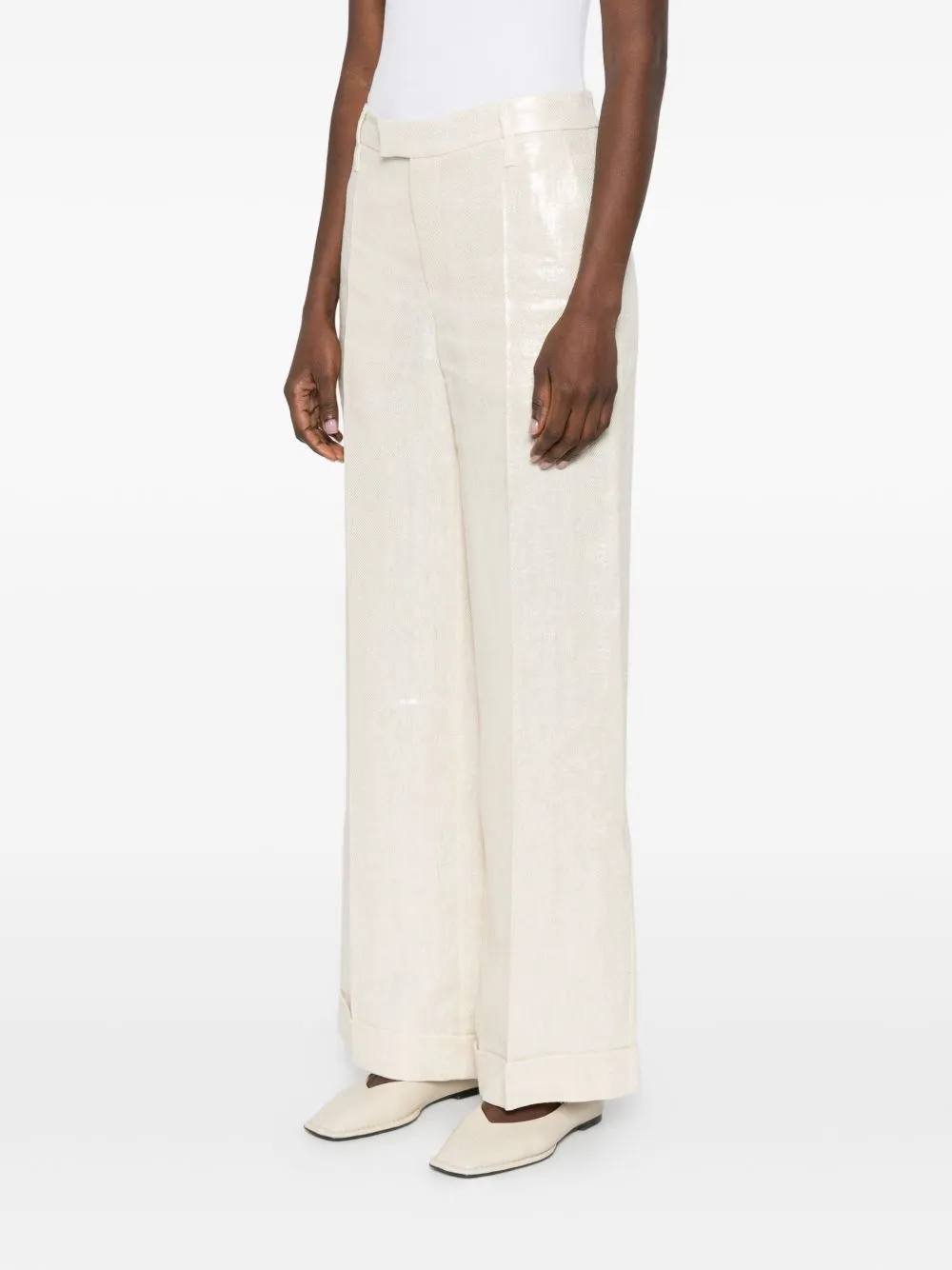 Linen Trousers sold by Wanan Luxury product image thumbnail 4