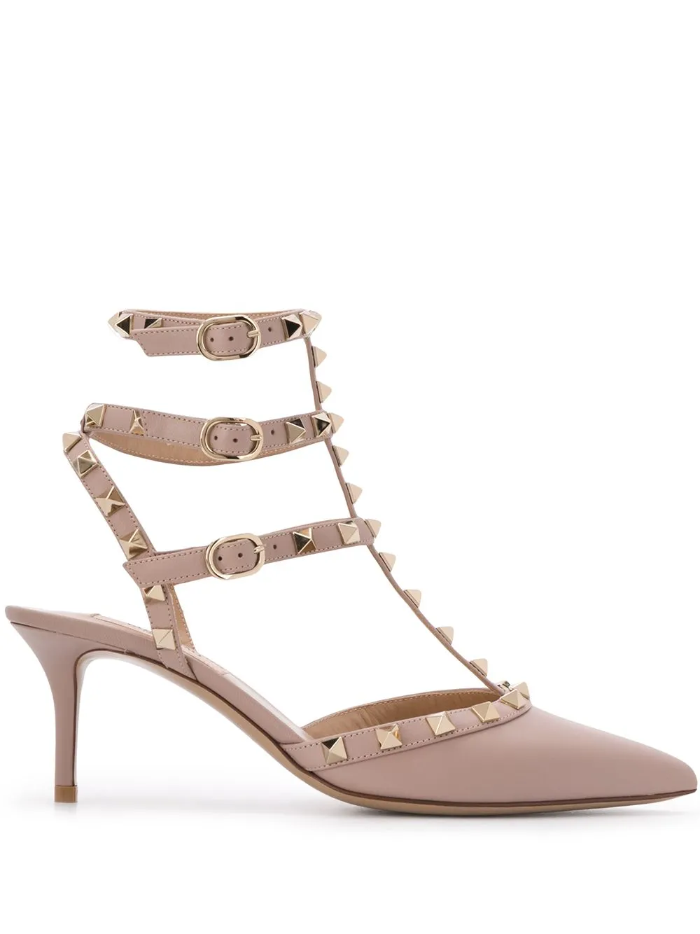 Rockstud Leather Pumps sold by Wanan Luxury