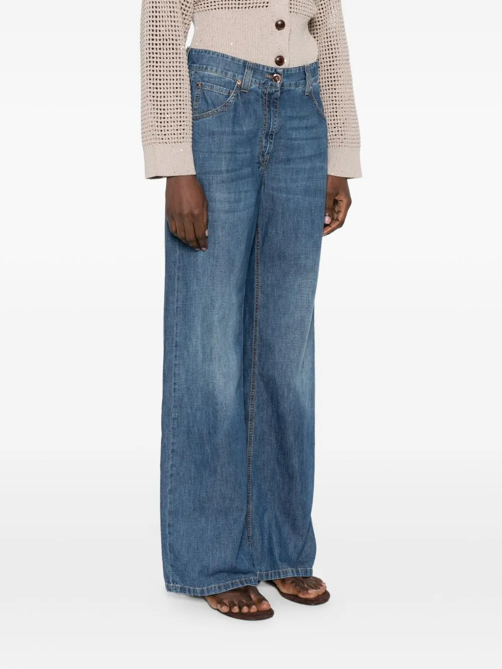 Denim Cotton Jeans sold by Wanan Luxury product image thumbnail 4