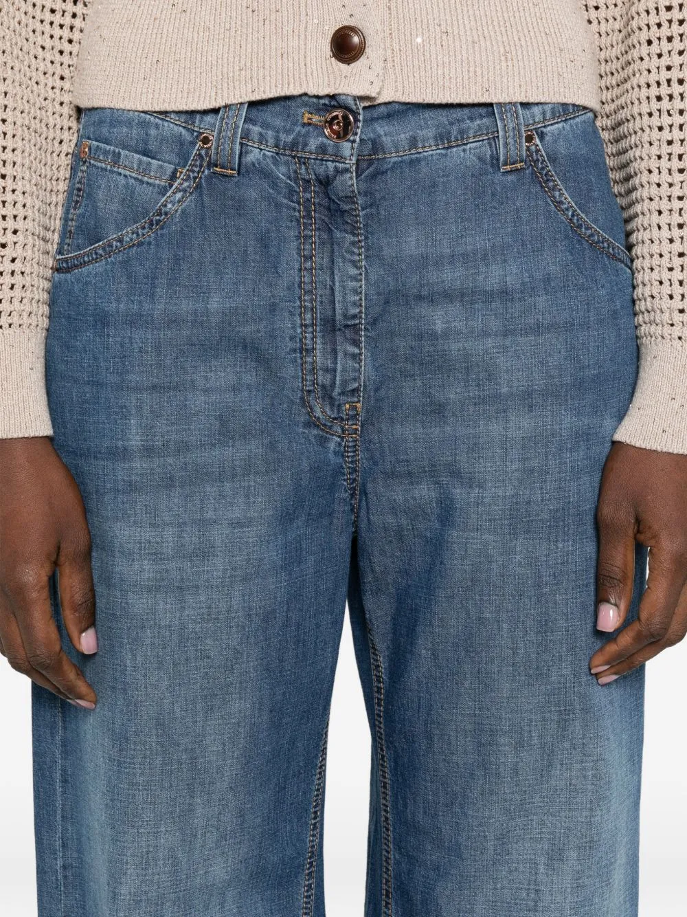 Denim Cotton Jeans sold by Wanan Luxury product image thumbnail 2