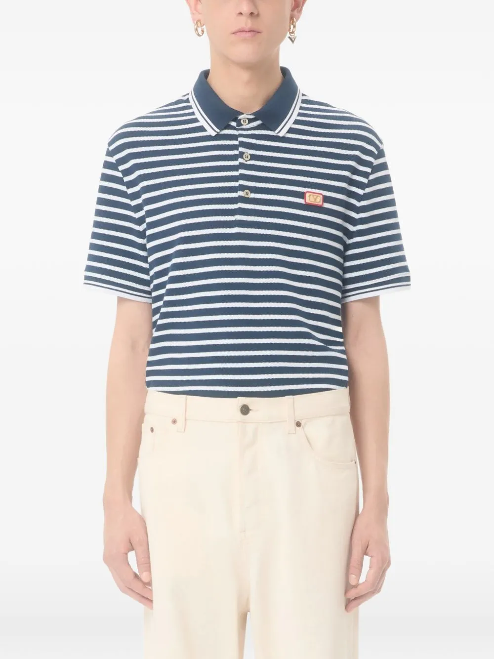 Vlogo Signature Piquet Cotton Polo Shirt sold by Wanan Luxury product image thumbnail 3