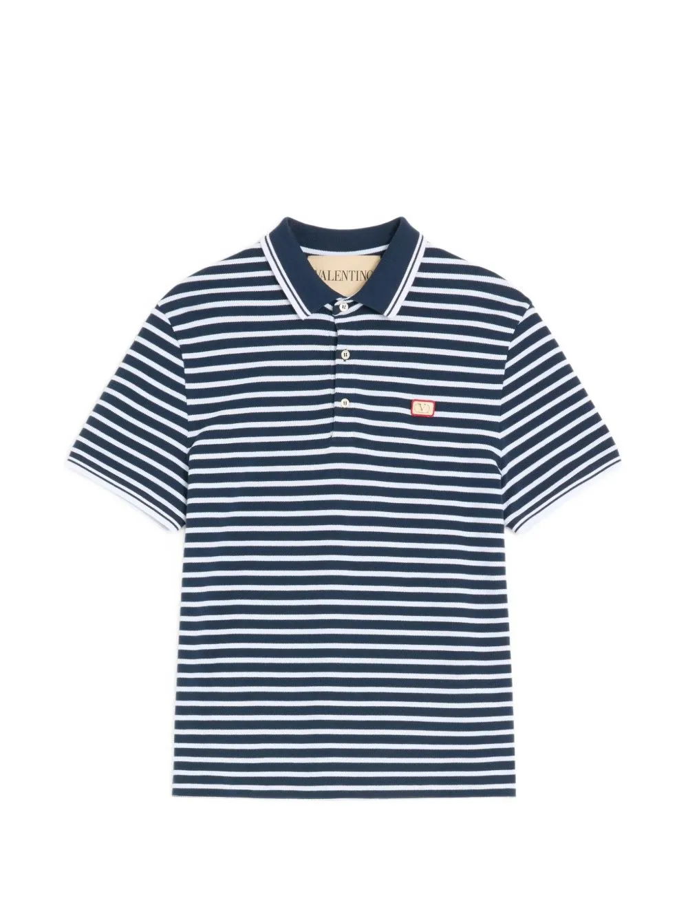 Vlogo Signature Piquet Cotton Polo Shirt sold by Wanan Luxury