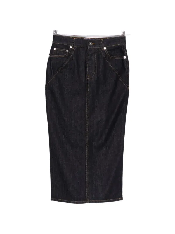 Denim Long Skirt sold by Wanan Luxury