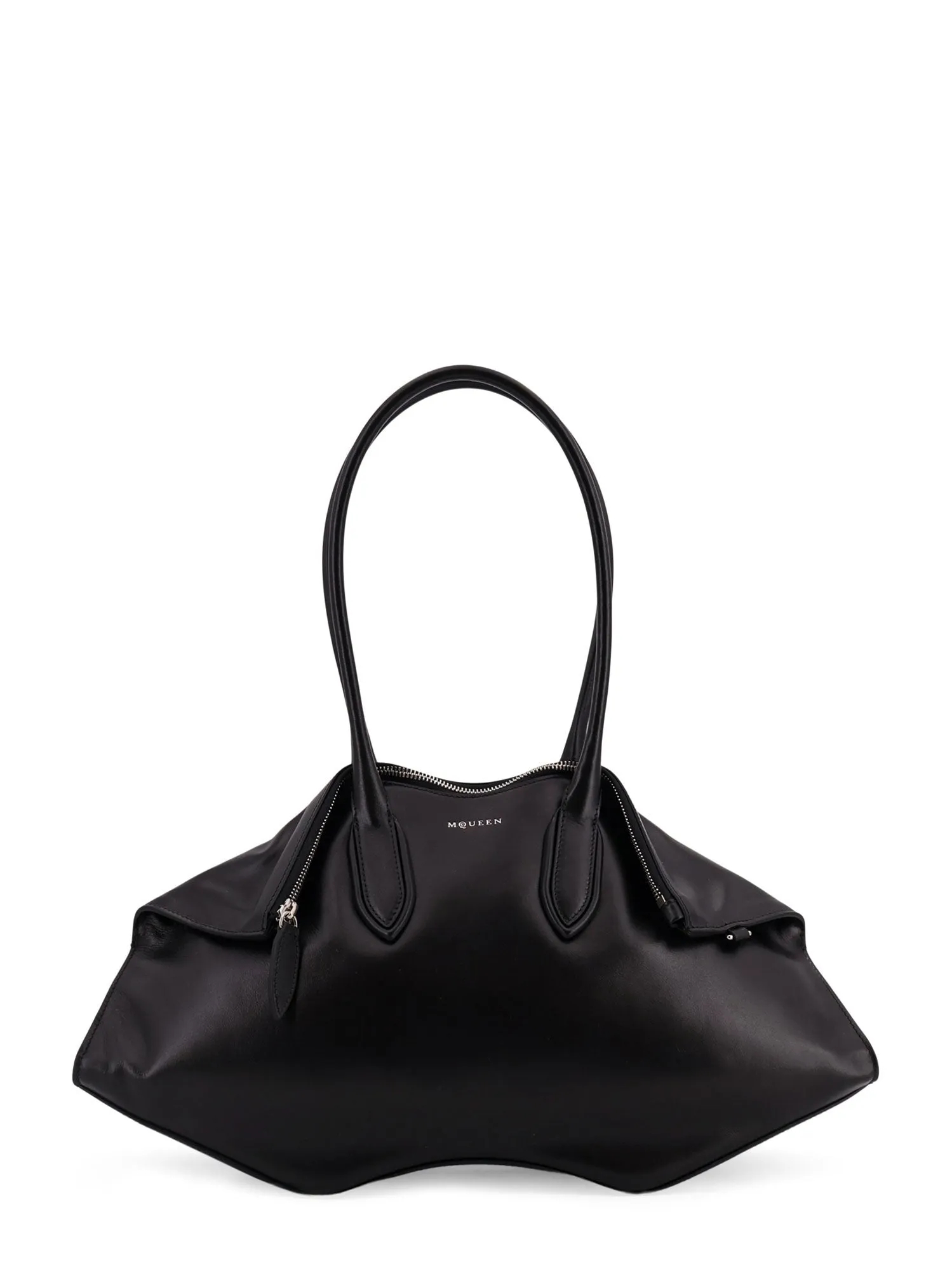 Manta Leather Shoulder Bag With All-Over Metal Details sold by Wanan Luxury