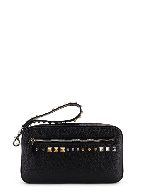 Valentino Garavani Leather Clutch sold by Wanan Luxury