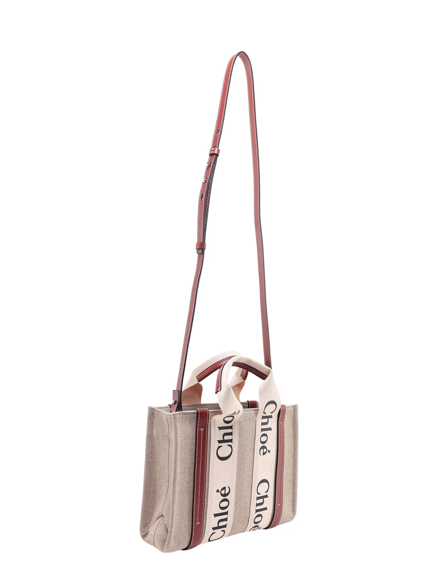 Woody Linen Handbag sold by Wanan Luxury product image thumbnail 3
