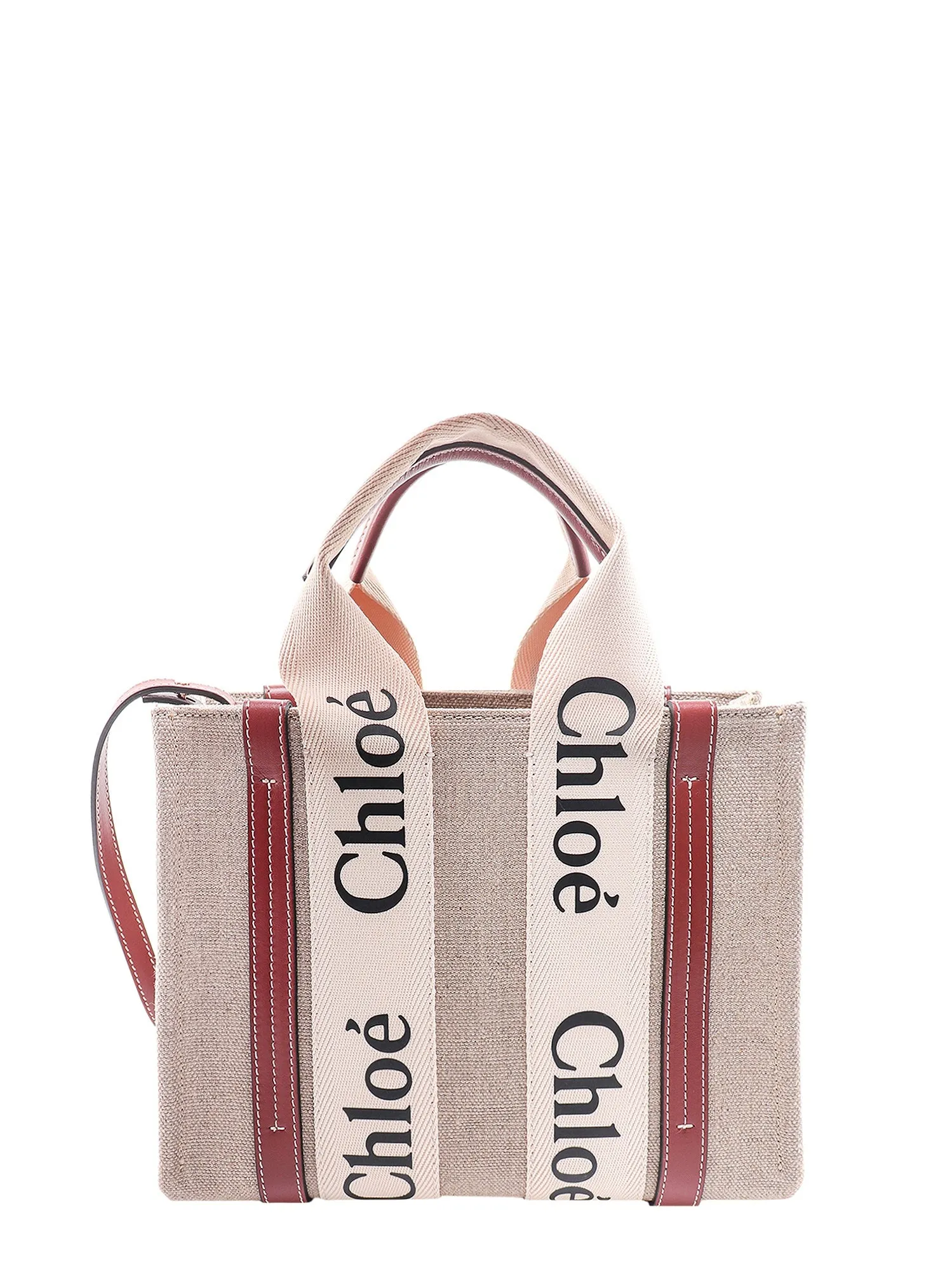 Woody Linen Handbag sold by Wanan Luxury