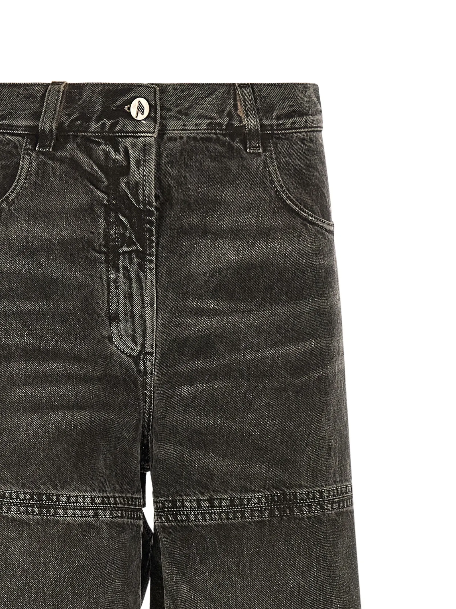 Cut-Out Jeans Black sold by Wanan Luxury product image thumbnail 3