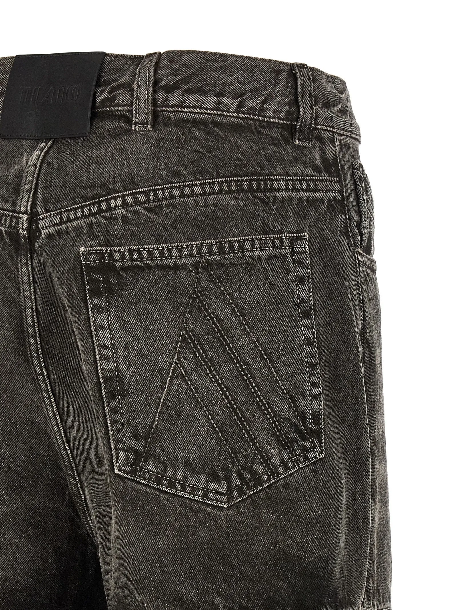 Cut-Out Jeans Black sold by Wanan Luxury product image thumbnail 4