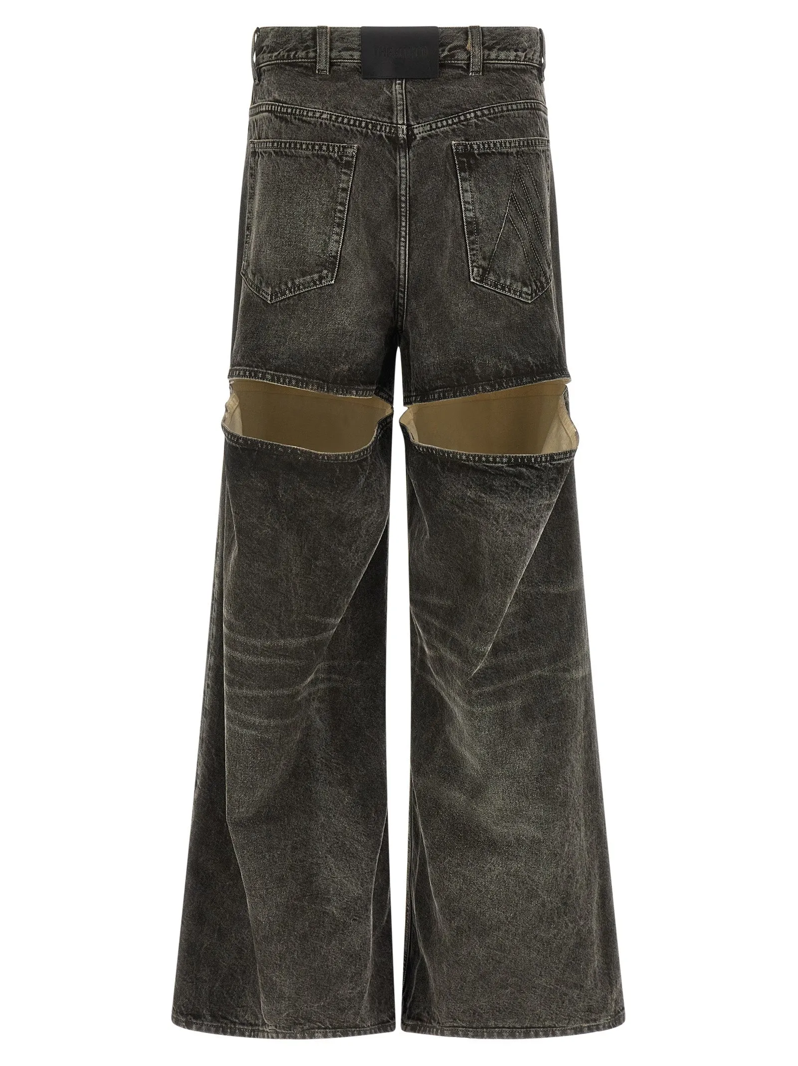 Cut-Out Jeans Black sold by Wanan Luxury product image thumbnail 2