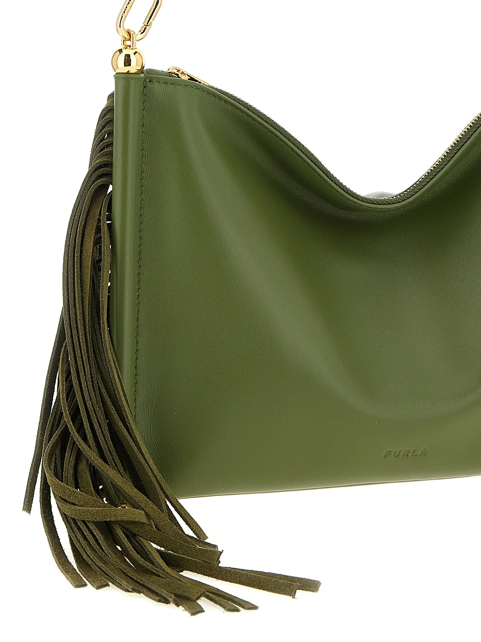 Furla Sfera Soft Shoulder Bags Green sold by Wanan Luxury product image thumbnail 3