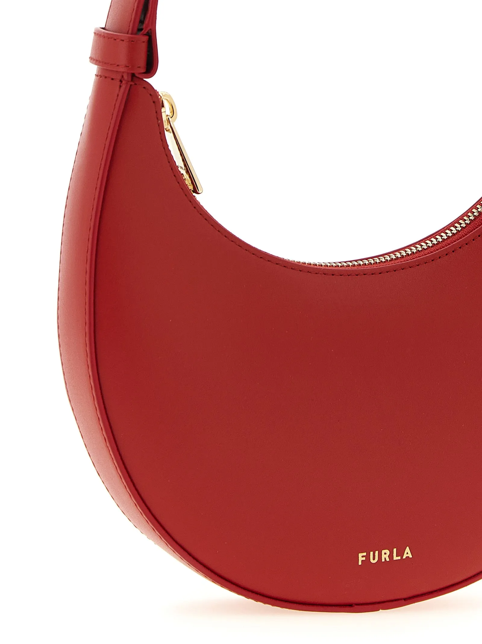 Furla Delizia Shoulder Bags Red sold by Wanan Luxury product image thumbnail 3