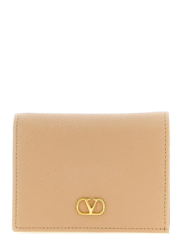 Valentino Garavani Vlogo Signature Wallet Wallets And Card Holders Pink sold by Wanan Luxury